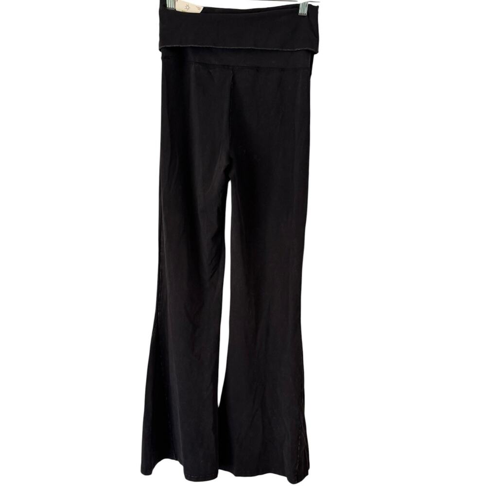 NWT Aerie Offline OG Super Flare High Rise Black Leggings Long Inseam Medium - Picture 2 of 7